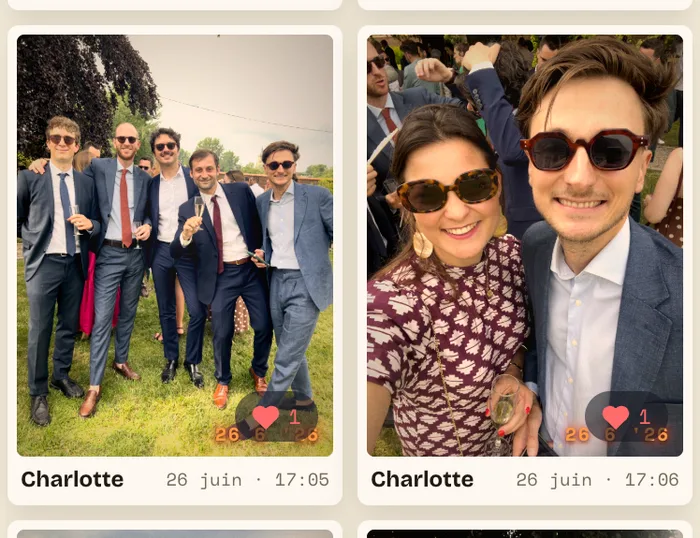 La galerie du mariage une fois les photos révélées