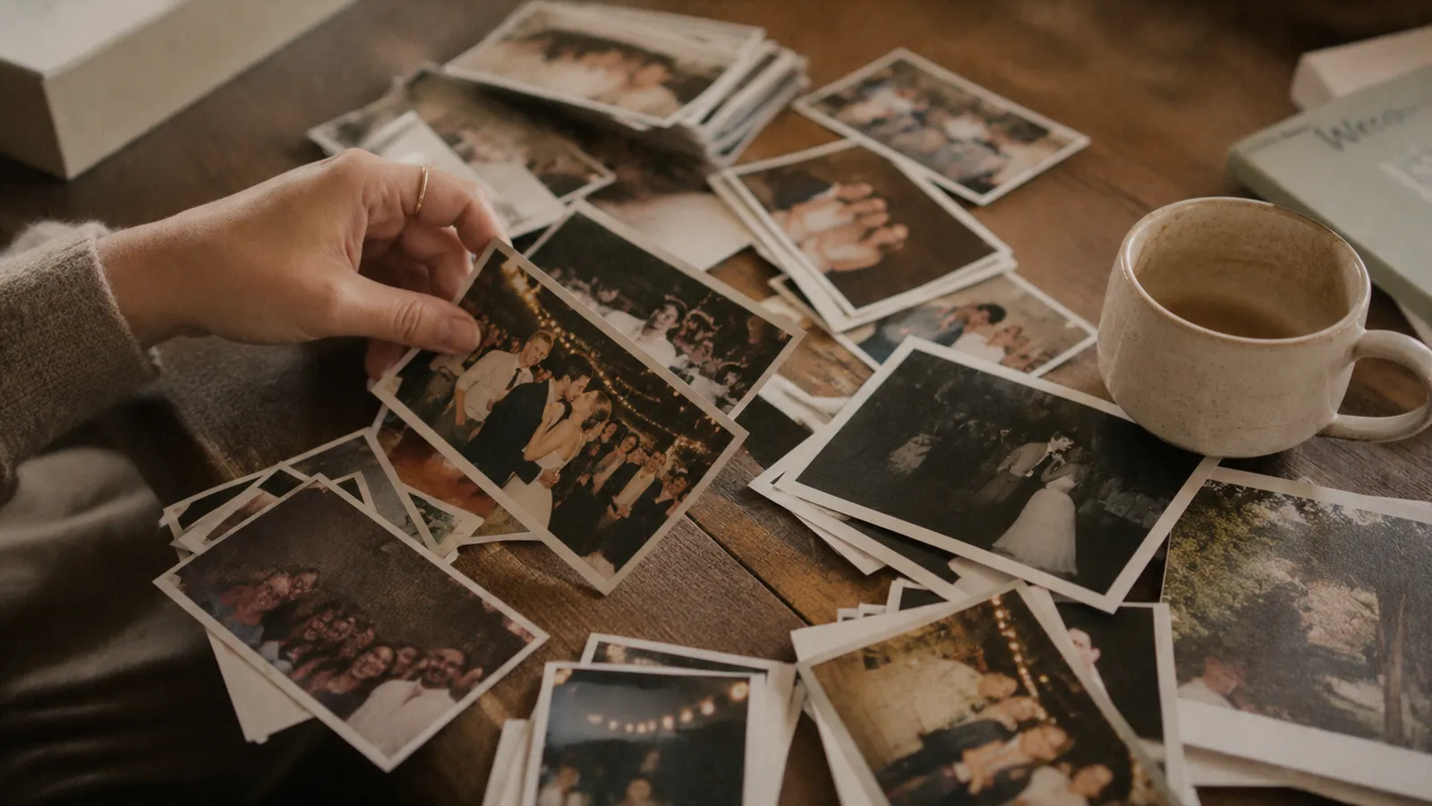 Tri des photos le lendemain du mariage