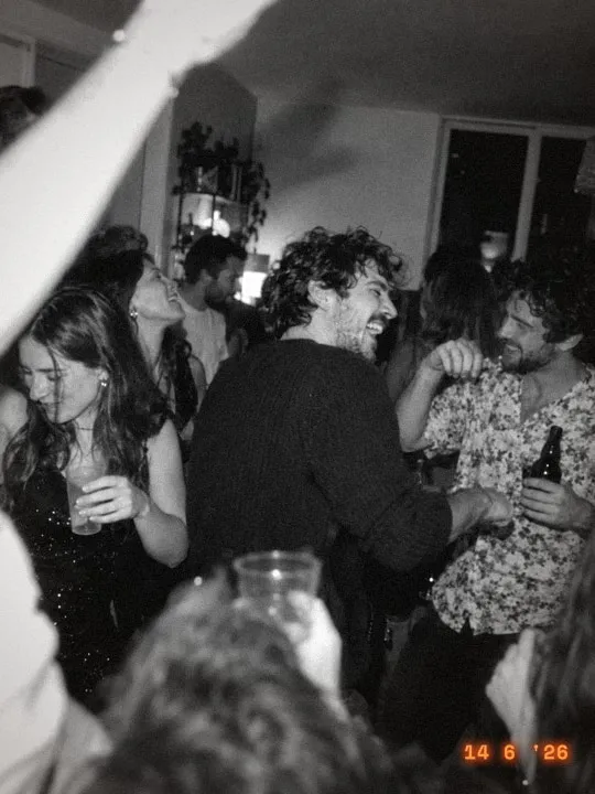 The same photo with the Black & white film style